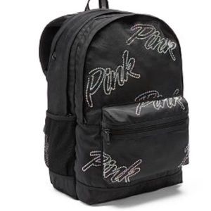 Pink rhinestone bling backpack NWT